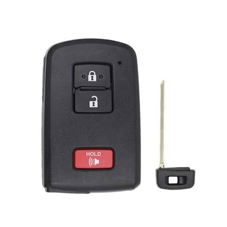 Keyless Factory KeylessFactory: REPLACEMENT 3-BUTTON REMOTE SHELL FOR TOYOTA SMART HYQ14FBA SKS-TOY-108